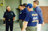 2001 - New York Firemen Visit Burbank Fire Department
