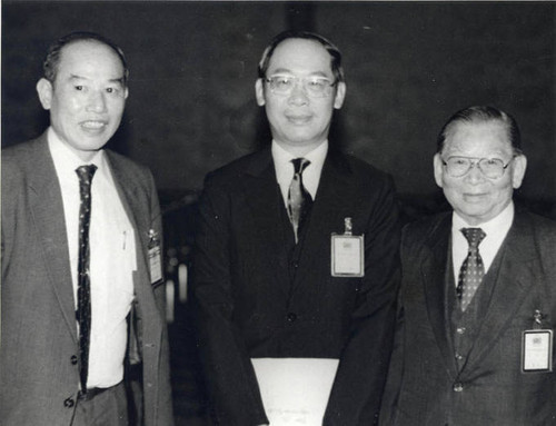 Poy Wong, Taiwan government official and Larry Wong