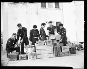 Boy Scout goods collection (914 South Holt Avenue), 1954