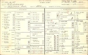 WPA household census for 540 INDIANA AVE, Los Angeles County