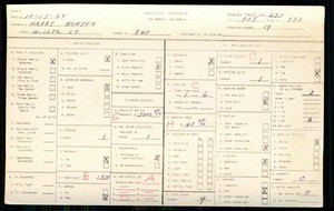 WPA household census for 840 W 10TH ST, Los Angeles County