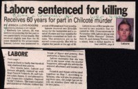 Labore sentenced for killing