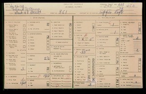 WPA household census for 851 W 48TH, Los Angeles County