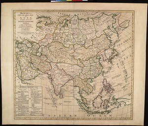 Bowle's new one-sheet map of Asia : divided into its empires, kingdoms, states, & other subdivisions