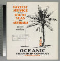 Fastest service to the South Seas and Australia