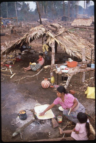 Guatemalan refugees, Chajul, 1982