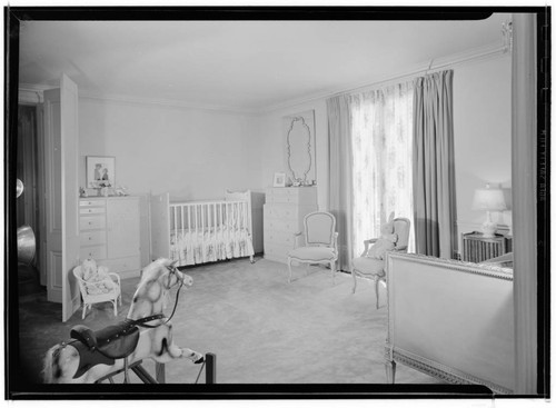 Pickford, Mary and Buddy Rogers, residence [Pickfair]. Children's room