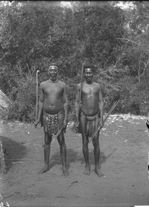 Two African men, Makulane, Mozambique, ca. 1901-1907