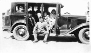 Shimasaki family with new 1930 Chevrolet