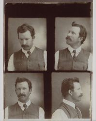 Self portraits of George A. Titus, Santa Rosa, California, 1908