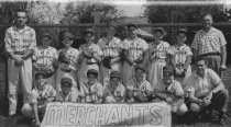 Little League team photo of the "MV Merchants", 1955