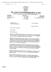 [Letter from M Clarke to Norman Jack regarding Dubai/Iran trip]
