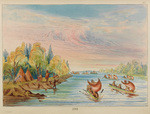 [Fox and Sac Indian canoes]