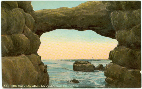 Natural Arch, La Jolla, San Diego, Cal