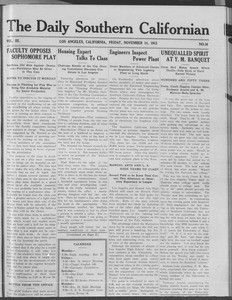 The Daily Southern Californian, Vol. 3, No. 38, November 14, 1913