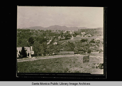 Santa Monica Canyon overlooking Adelaide Drive