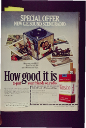 Special Offer New G.E. Sound Scene Radio How Good it is to put your friends on radio