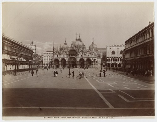 Pe. Ia. No. 12347.c. Venezia - Piazza e Basilica di S. Marco. (Dal X al XV Secolo.)