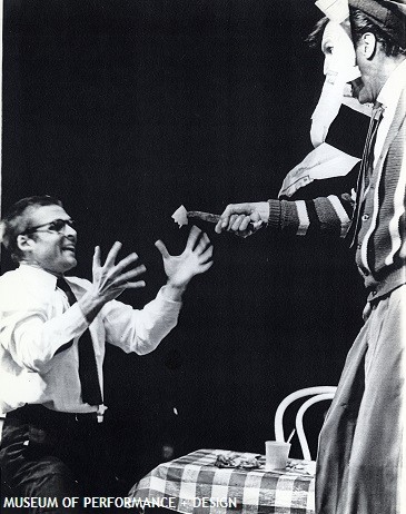 A. A. Leath and John Graham in "Apartment 6," 1965