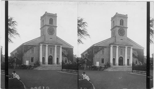 Kawaiahao Church (S.) Honolulu, Oldest Church in Hawaii. Hawaiian Islands