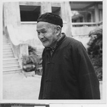 A man at home for the elderly at Hong Kong, China, 1950