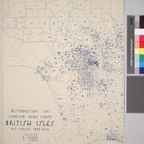 Maps Showing Distribution of Racial and National Groups in Los Angeles ...