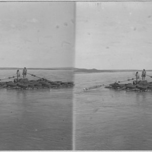 A Raft on the Euphrates River. Mesopotamia — Calisphere