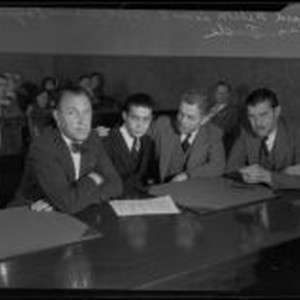 Attys. Leonard Wilson and Charles Rude with convicted murderer Louis R ...
