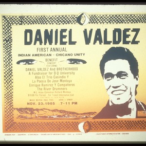 First Annual Indian American-Chicano Unity, Announcement Poster for ...