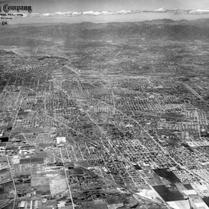City of Compton, aerial view — Calisphere