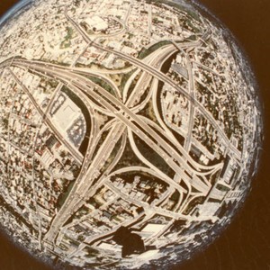 Cloverleaf freeway interchange — Calisphere