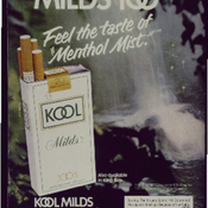 kool milds cigarettes (design 1) (Milds Mild Menthol) L-20-S (white) - USA Kool Cigarettes Boxes  Antique