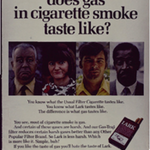 what does cigarette smoke taste like Just what does gas in cigarette smoke taste like — Calisphere
