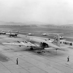 Douglas R5D Transport on display, U.S. Marine Corps open house, El Toro ...