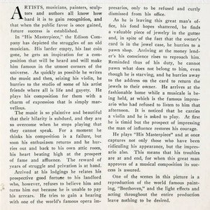 Clipping, November 1, 1909 Edison Kinetogram — Calisphere