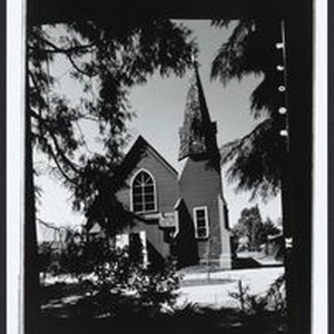 Church Built from One Tree, Santa Rosa, California, 1970 — Calisphere