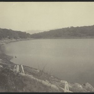 View of Lake Ralphine in Santa Rosa — Calisphere