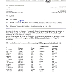 UCSF AIDS Clinical Research Center (ACRC) files — Calisphere
