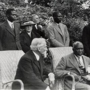 The Litunga (Lozi king) Yeta III (Litia) with PEMS missionary Adoplhe ...