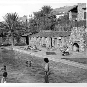 The Swimming Pool at Furnace Creek Inn Death Valley National Monument ...