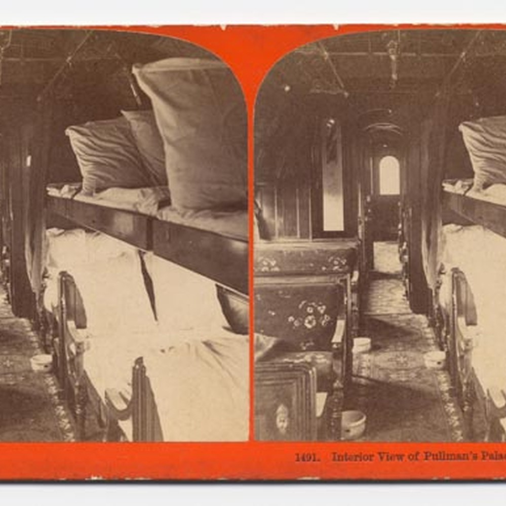 Calisphere Interior View Of Pullman S Palace Sleeping Car
