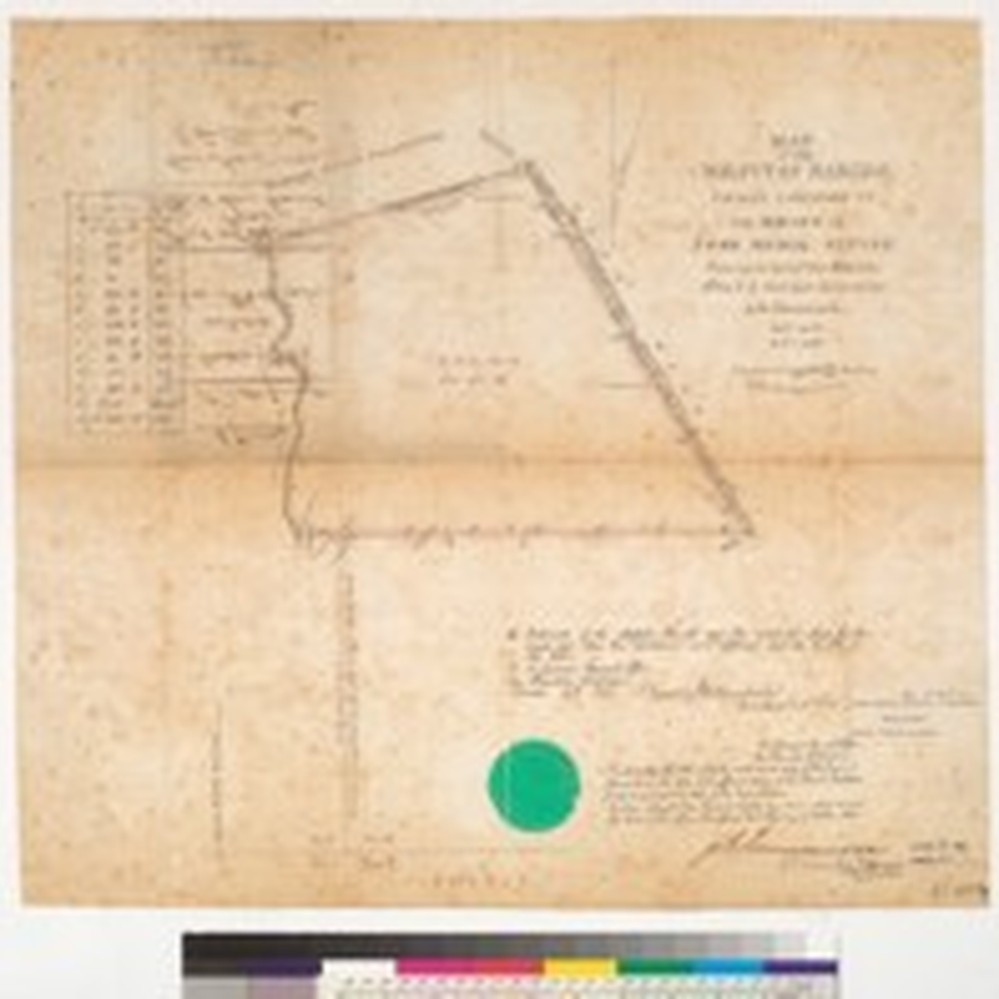 Map of the Milpitas Rancho, finally confirmed to the heirs of Jose Maria  Alviso : [Santa Clara Co., Calif.] / Surveyed under the direction of the  U.S. Surveyor General ; by A.W. Thompson, Depy. Surr — Calisphere