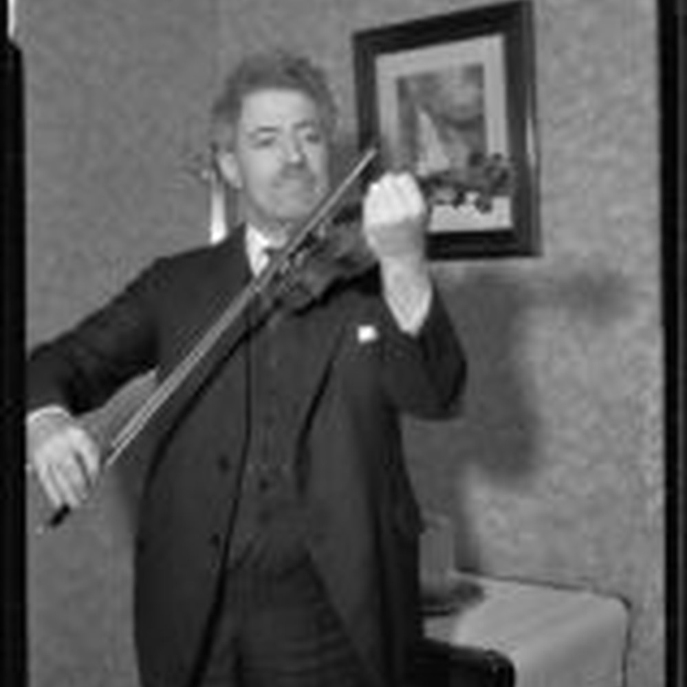 Fritz Kreisler playing the violin, Los Angeles, circa 1930-1939