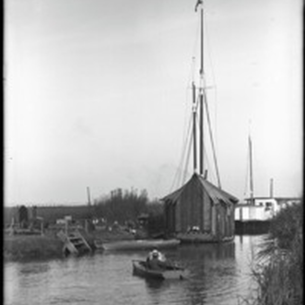 Cordelia Slough, Solano County, California. [negative] — Calisphere