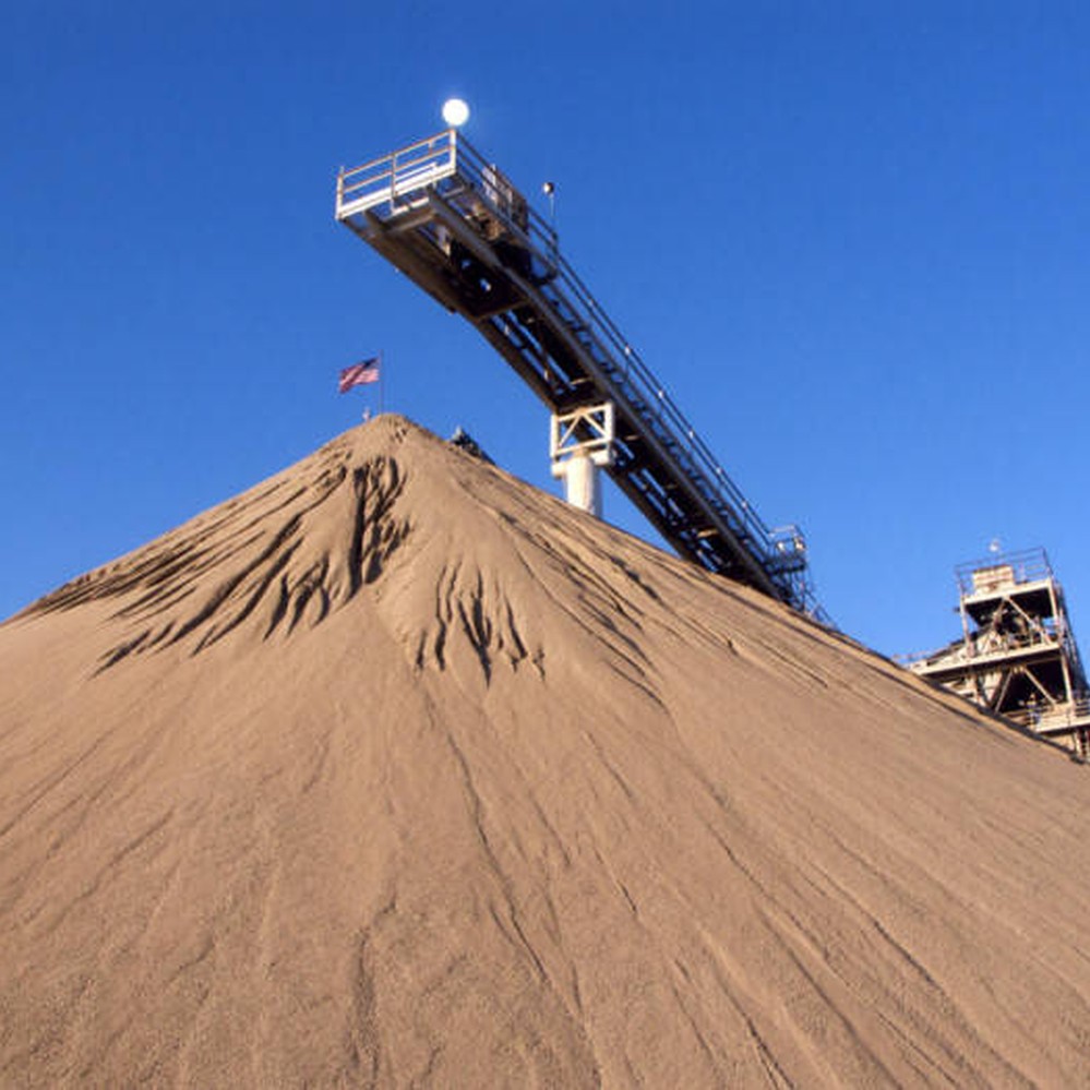 Surge pile at Sun Valley Rock and Asphalt plant — Calisphere