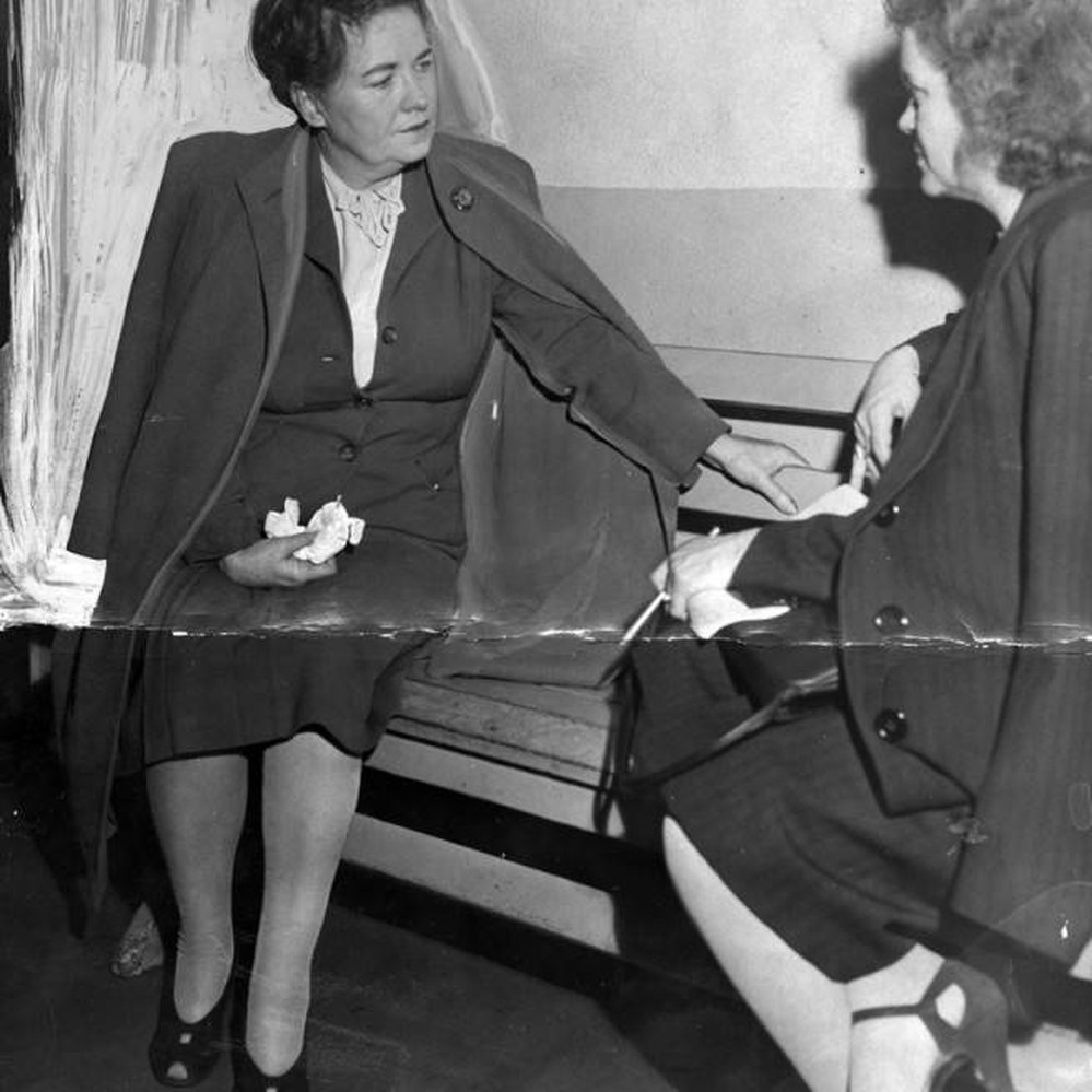 Louise Peete and Agness Underwood — Calisphere, image size:999x999