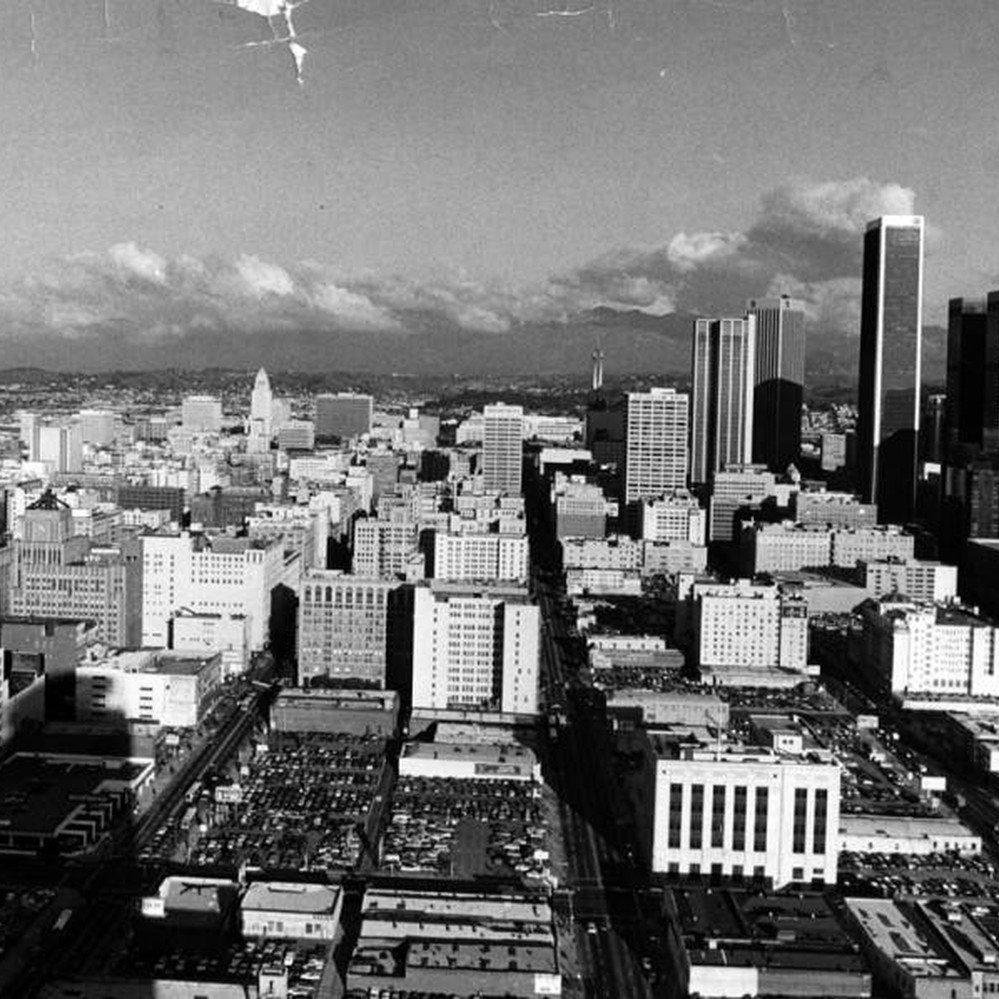 Above L.A.', barely above the landscape Los Angeles — Calisphere