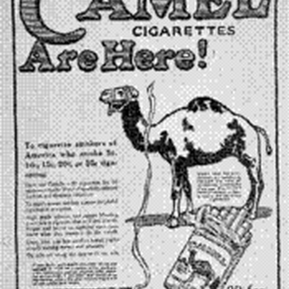 cigarette mascot camel mascot cigarettes Joe Camel