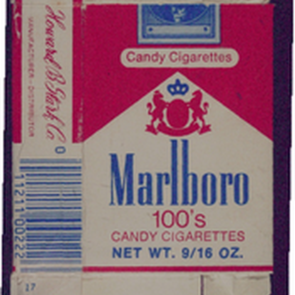 machismo candy cigarettes Marlboro 100's candy cigarettes — Calisphere
