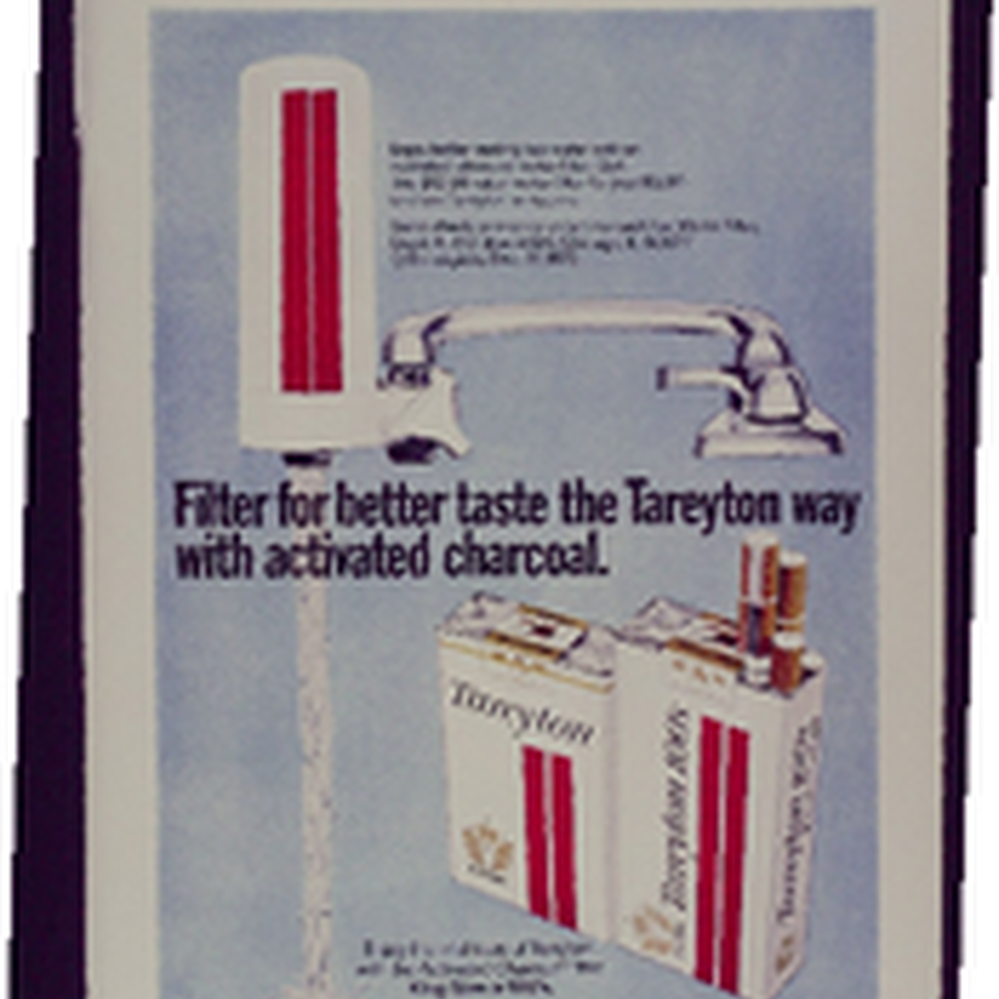 Filter for better taste the Tareyton way with activated charcoal —  Calisphere